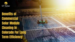 commercial solar module cleaning in Colorado